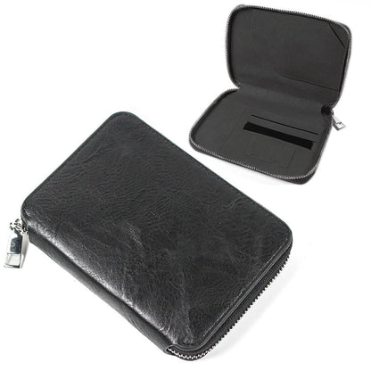 RFID Blocking Passport Wallet PU Leather Travel Passport Card Case Black