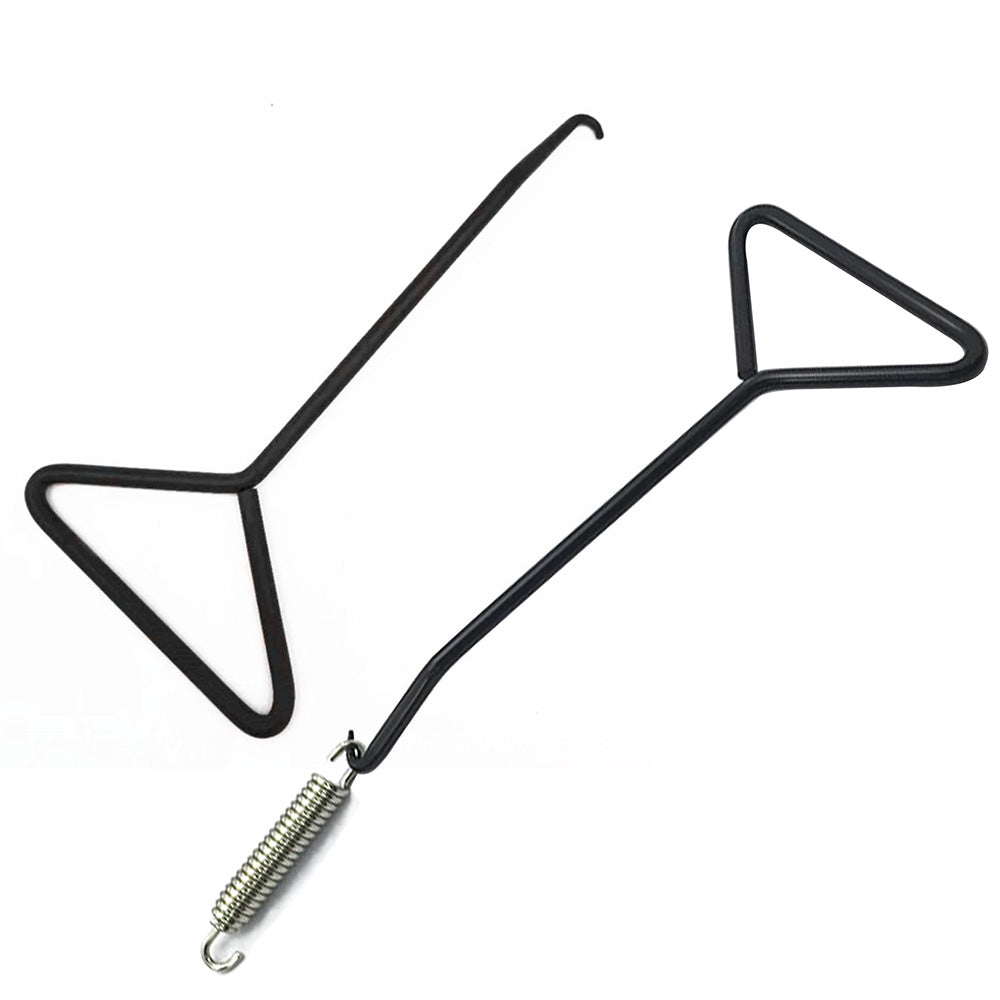 2Pcs Motorcycle Exhaust Spring Puller Tool T Shaped Handle Pipe Springs Hook