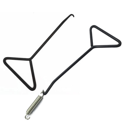 2Pcs Motorcycle Exhaust Spring Puller Tool T Shaped Handle Pipe Springs Hook