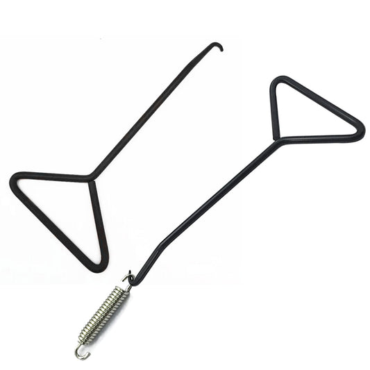 2Pcs Motorcycle Exhaust Spring Puller Tool T Shaped Handle Pipe Springs Hook