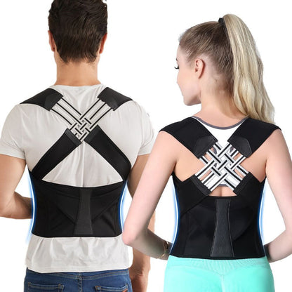 Adjustable Posture Corrector Low Back Support Shoulder Brace Belt for Women Men