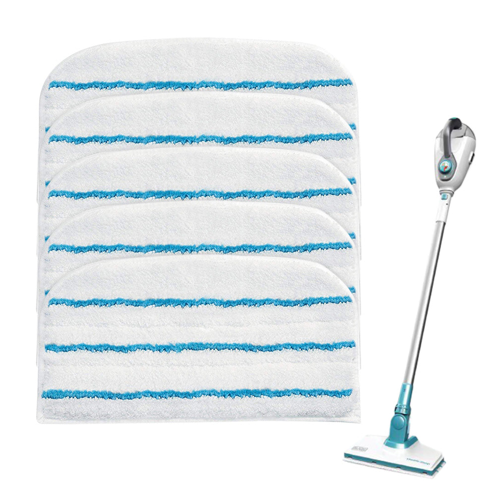 5 Pieces Replacement Microfiber Steam Mop Pads for Decker and Beldray