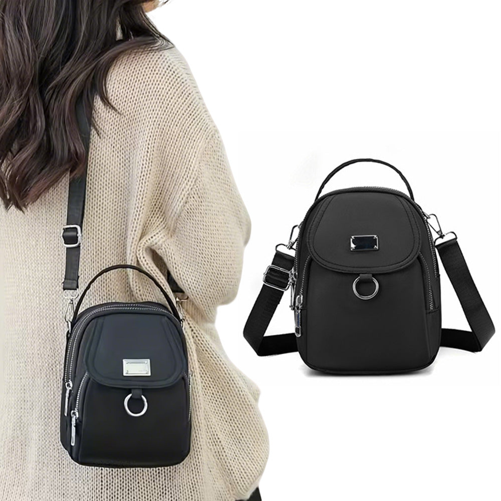 Small Crossbody Bag for Women Mini Phone Purses with Crossbody Strap Shoulder Bag-Black