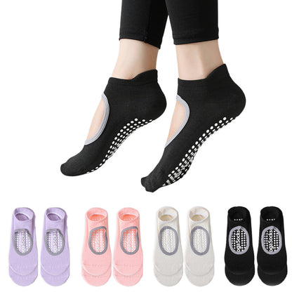 8 Piece Non Slip Pilates Socks for Yoga Barre