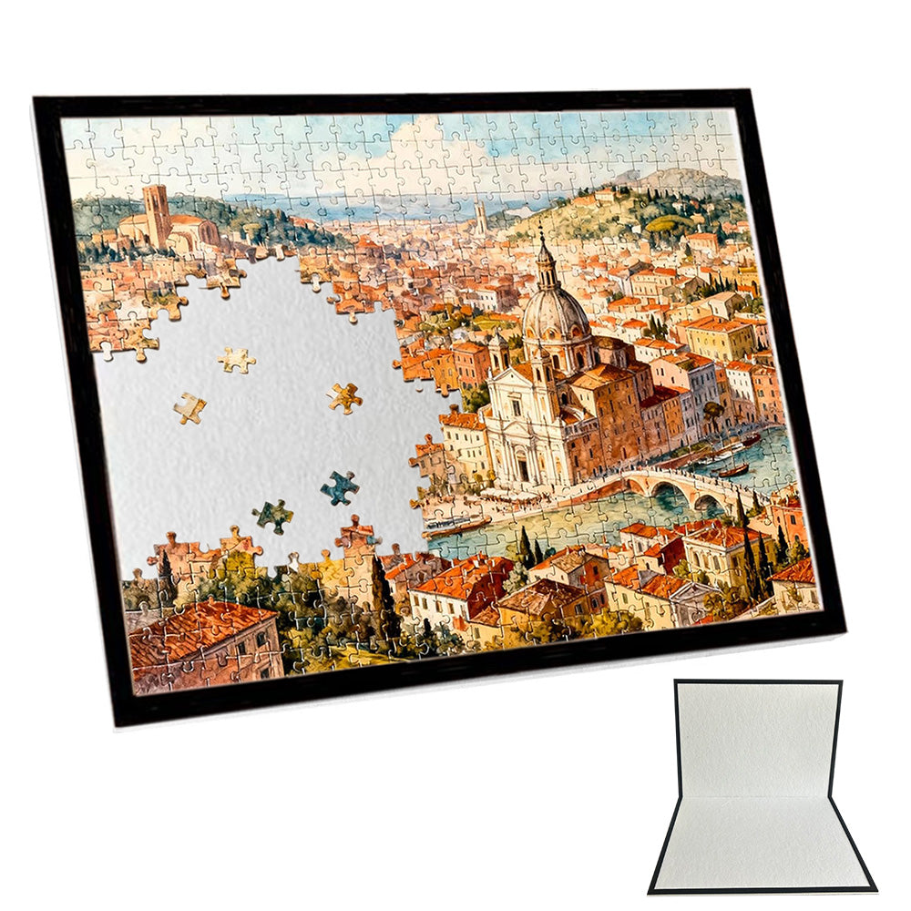 Foldable Puzzle Board for 1000 Pieces - Black