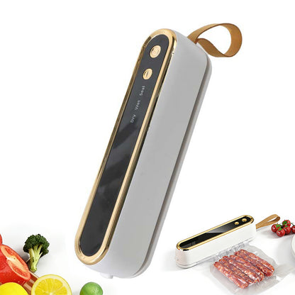 Cordless Portable Mini Vacuum Sealer Machine-White