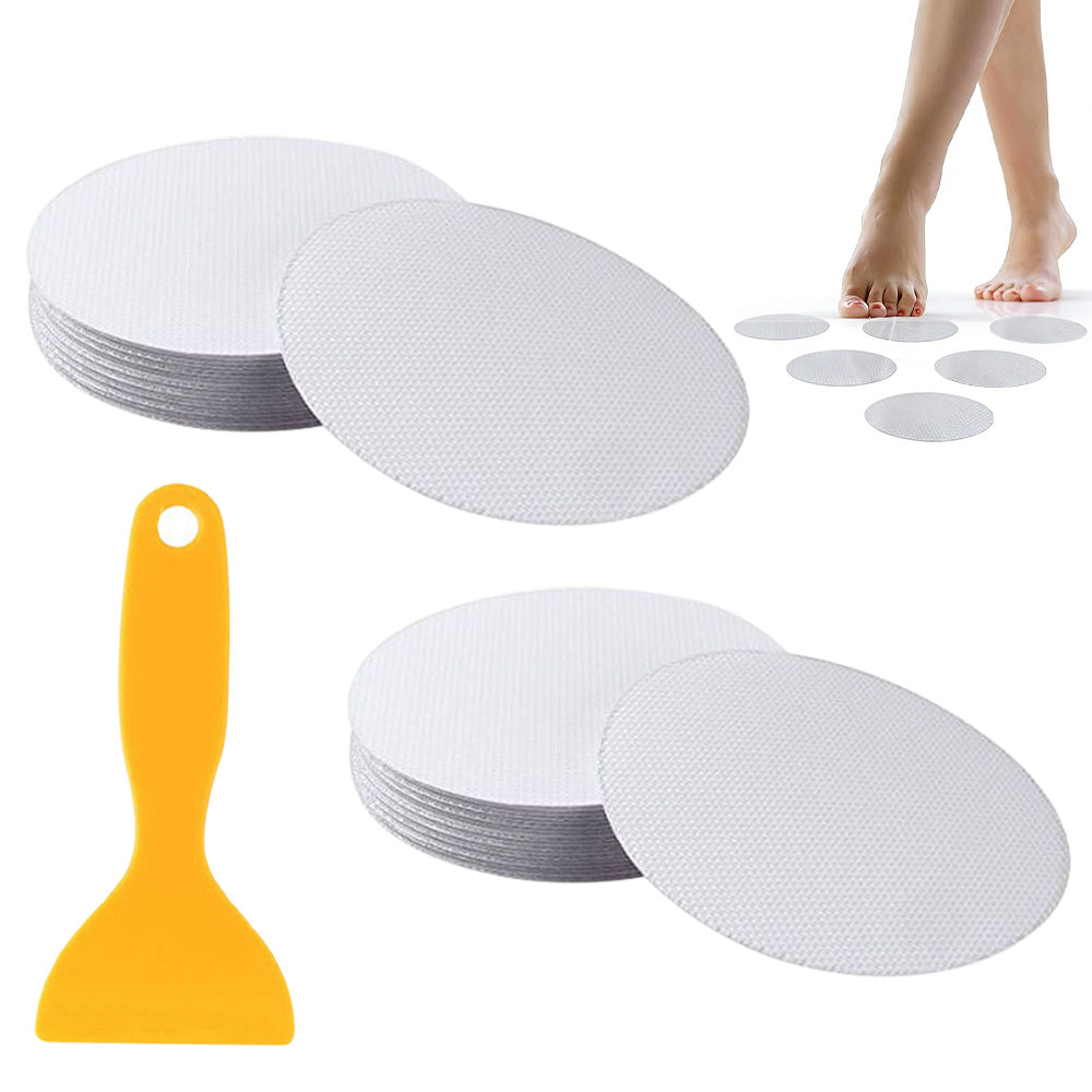 24Pcs Anti-Slip Shower Stickers for Tub Shower Floor Clear Non-Slip Bathtub Stickers