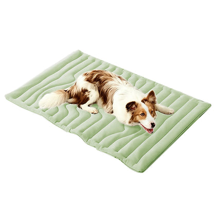 Pet Cooling Mat Summer Dog Bed Scratch Resistant Cat Bed 150x101cm Green