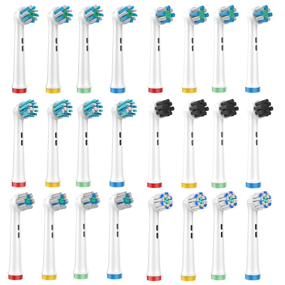 24Pcs Oral B-Compatible Whitening Toothbrush Heads Style 2
