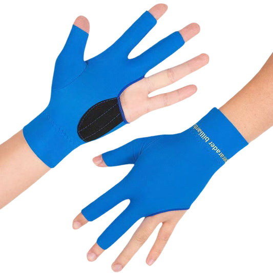 Three Finger Billiards Gloves For Left Hand Pool And Snooker-Bue