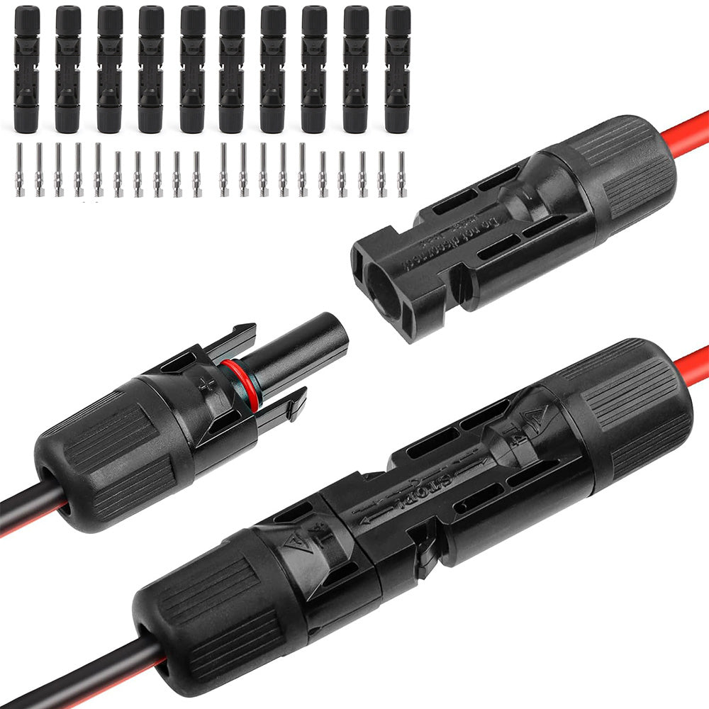 10 Set Connector For MC4 Solar Panel 30A Plug Socket Male And Female