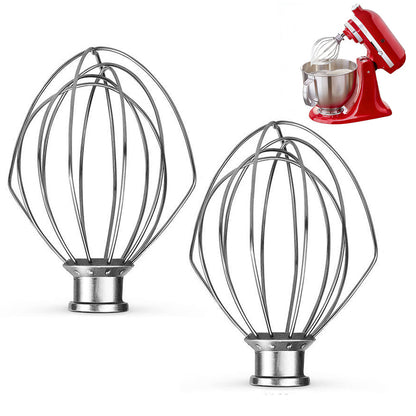 2Pcs Wire Whip Attachment Replacement for KitchenAid KSM90 K45 KSM150 Mixers