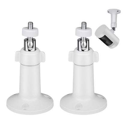 2Pcs Wall Mount for Arlo Pro Pro2 Pro3 Pro4 Ultra Essential Spotlight Camera Adjustable Bracket-White