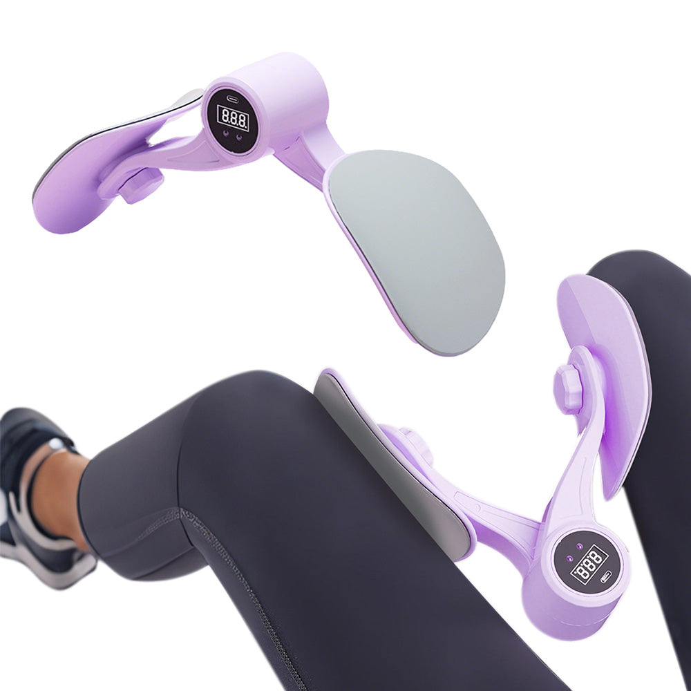 Thigh Trainer for Women Pelvic Floor Exercise Yoga Weight Loss Home Gym-Purple