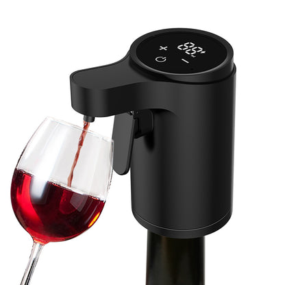 Smart Touch Screen Electric Wine Spirit Dispenser-Black