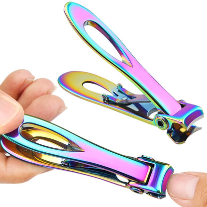 Wide Jaw Nail Clipper Strong Stainless Steel Toenail Cutter for Thick Nails-Mixed Color