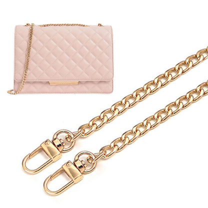 2Pcs 120cm Replacement Metal Shoulder Strap for Handbag Purse Chain Gold