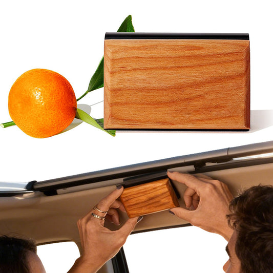Car Air Freshener Wood Air Freshener Long Lasting Natural Car Fresheners-Teak Citrus
