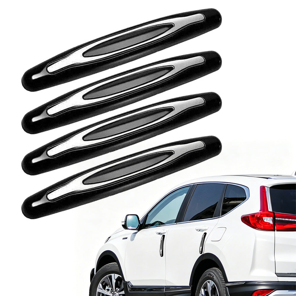 4Pcs Car Door Edge Protector Anti Scratch Strip for Most Vehicles-Black
