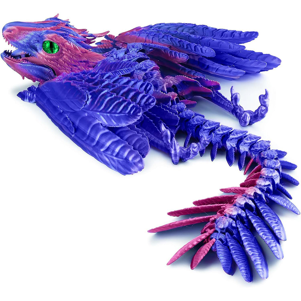3D Printed Wyvern Dragon Flexible Articulated Dragon Toy Desktop Decor Style 2