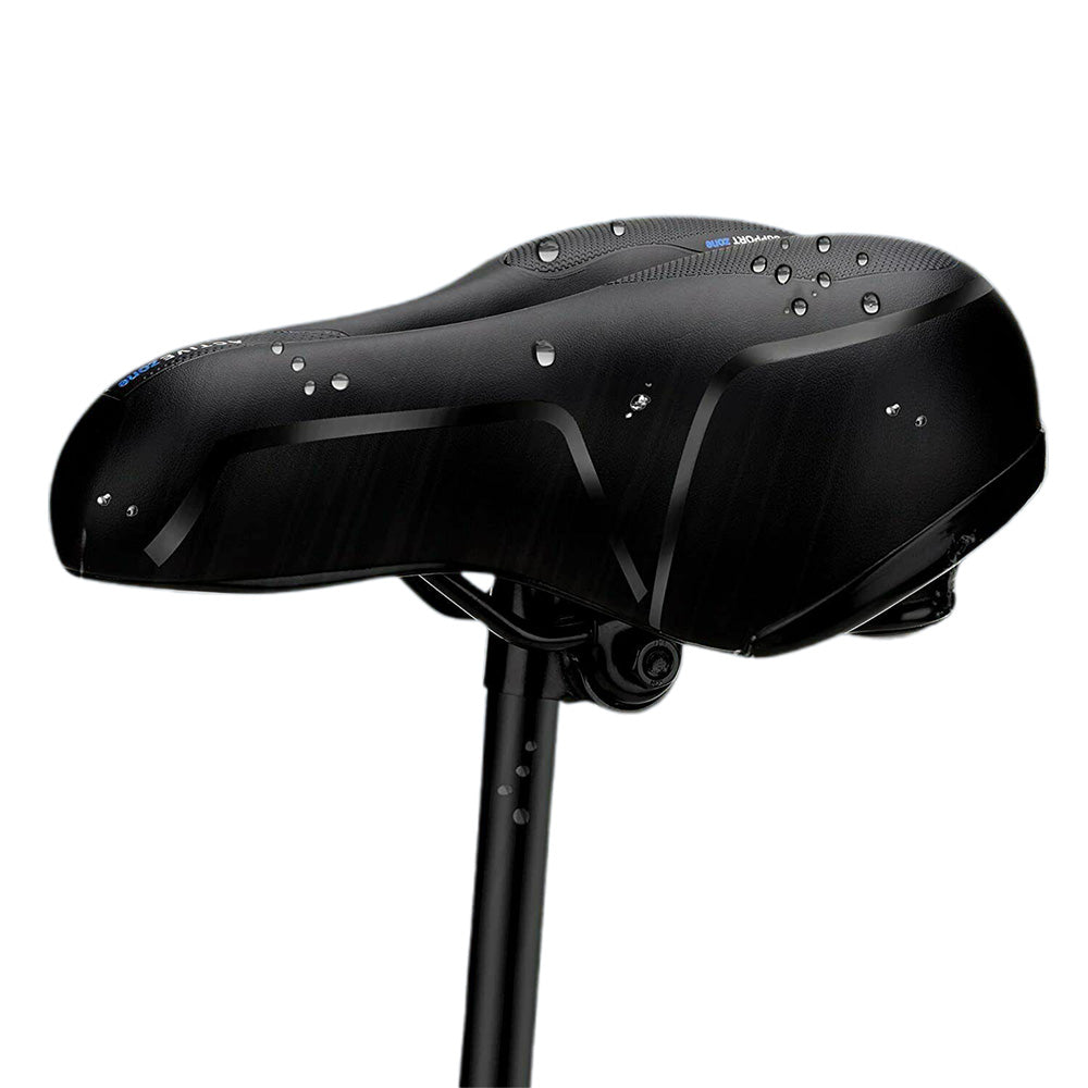 Air Cushion Shock Absorbing Mountain Bike Saddle Seat-Blue