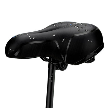 Air Cushion Shock Absorbing Mountain Bike Saddle Seat-Blue