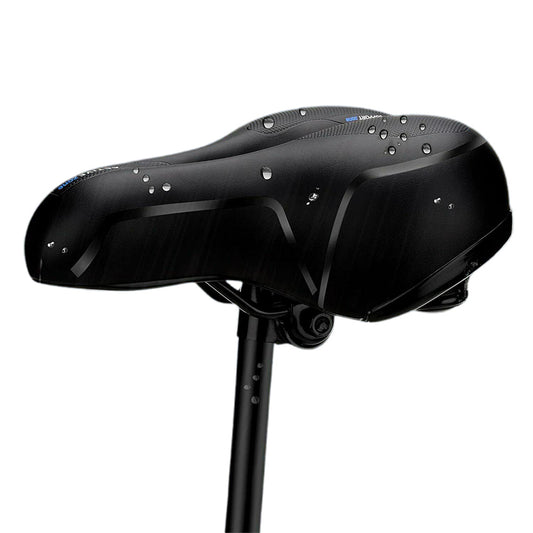 Shock Absorbing Mountain Bike Saddle - Blue