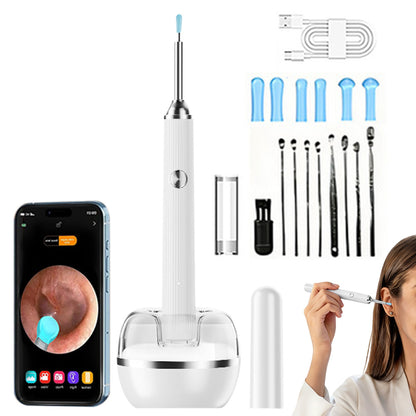 Visual Ear Cleaner with Camera Ear Wax Removal-White