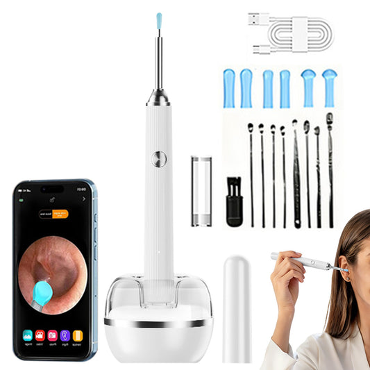 Visual Ear Cleaner with Camera Ear Wax Removal-White