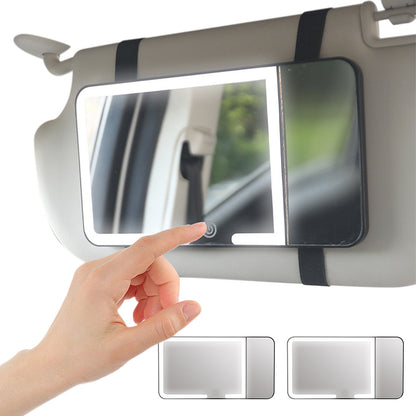 2Pcs Car Sun Visor Vanity Mirror with Lights 5X Magnification Makeup Mirror for SUV Truck