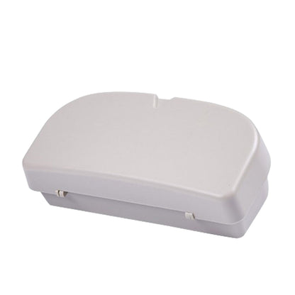 Car Sunglasses Holder Case Box Glasses Clip Auto Visor Card Ticket Organizer Beige