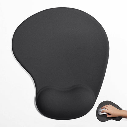 Non Slip Ergonomic Mouse Pad With Wrist Rest Silicone Wrist Support Mouse Mat For Computer-Grey