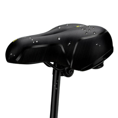 Air Cushion Shock Absorbing Mountain Bike Saddle Seat-Yellow