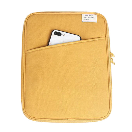 Tablet Sleeve Bag Portable Protective Case for 11 Inch 13 Inch Tablets Pads Yellow