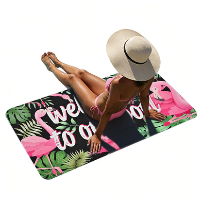 Summer Pool Floor Mat Non Slip Diatomite Mat for Outdoor Patio Beach-Style2