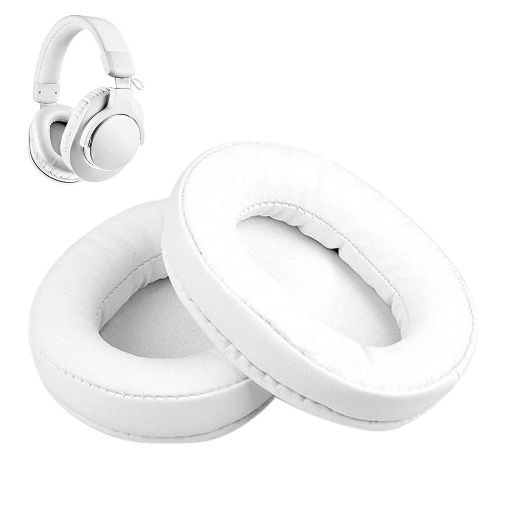 Replacement Ear Pads Compatible with Audio Technica ATH MSR7b M50 M40 M30 M20X-White