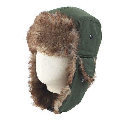 Winter Warm Trapper Hat - Green