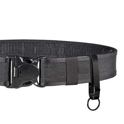 Set of 2Pcs Duty Belt Key Holder Quick Release Key Ring Holder with Detachable Keyring