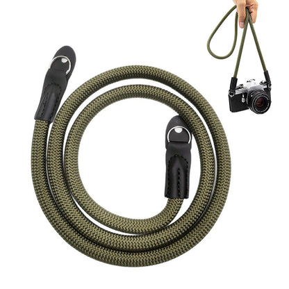 Camera Shoulder Neck Strap for Sony Canon Nikon DSLR and Mirrorless Cameras-Army Green