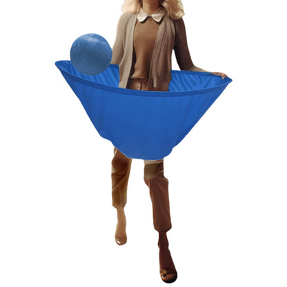 Wearable Ring Toss Party Game for Group Activities and Family Fun-Blue