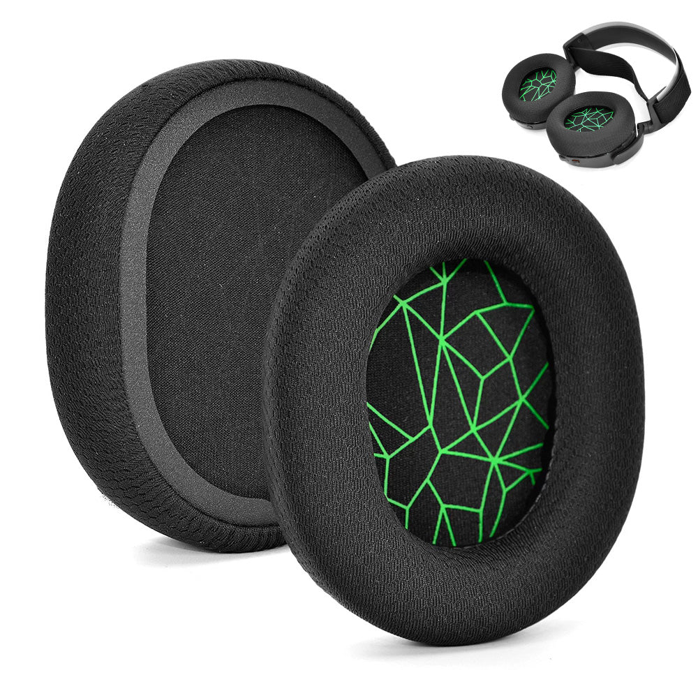 Replacement Cushion Ear Pads for SteelSeries Arctis 1 3 5 7 9 Pro-Green