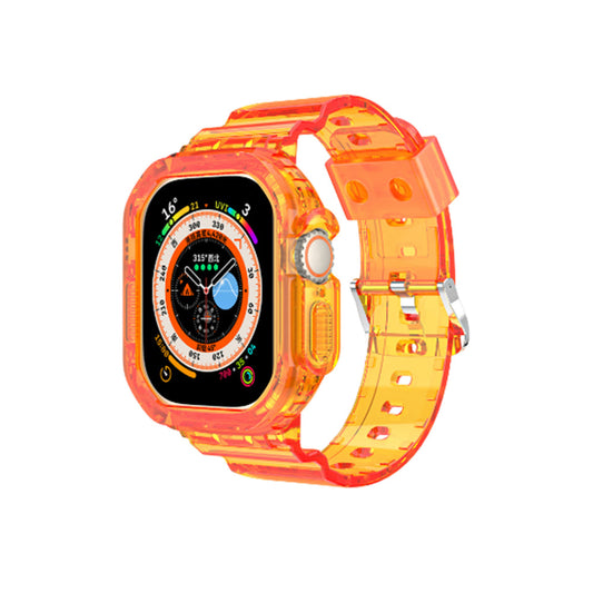 Watch Band Compatible with Apple Watch Series 4/5/6/7/8/9/Ultra1/2 SE Orange