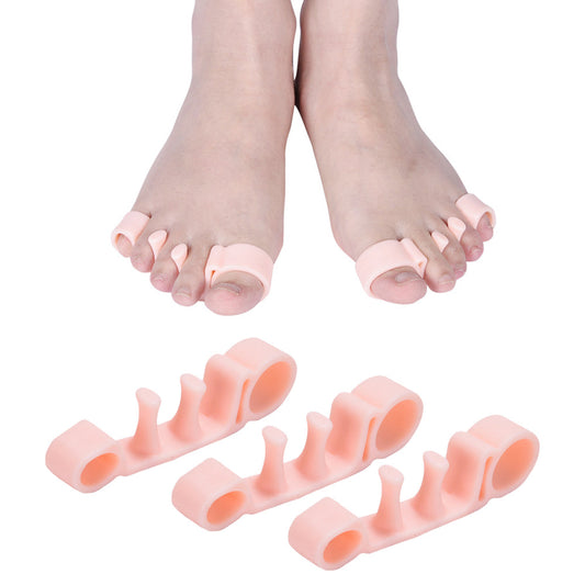 3 Pairs of Toe Stretcher and Separators Hallux Valgus Corrector for Walking Running Yoga Practice Cuticolor