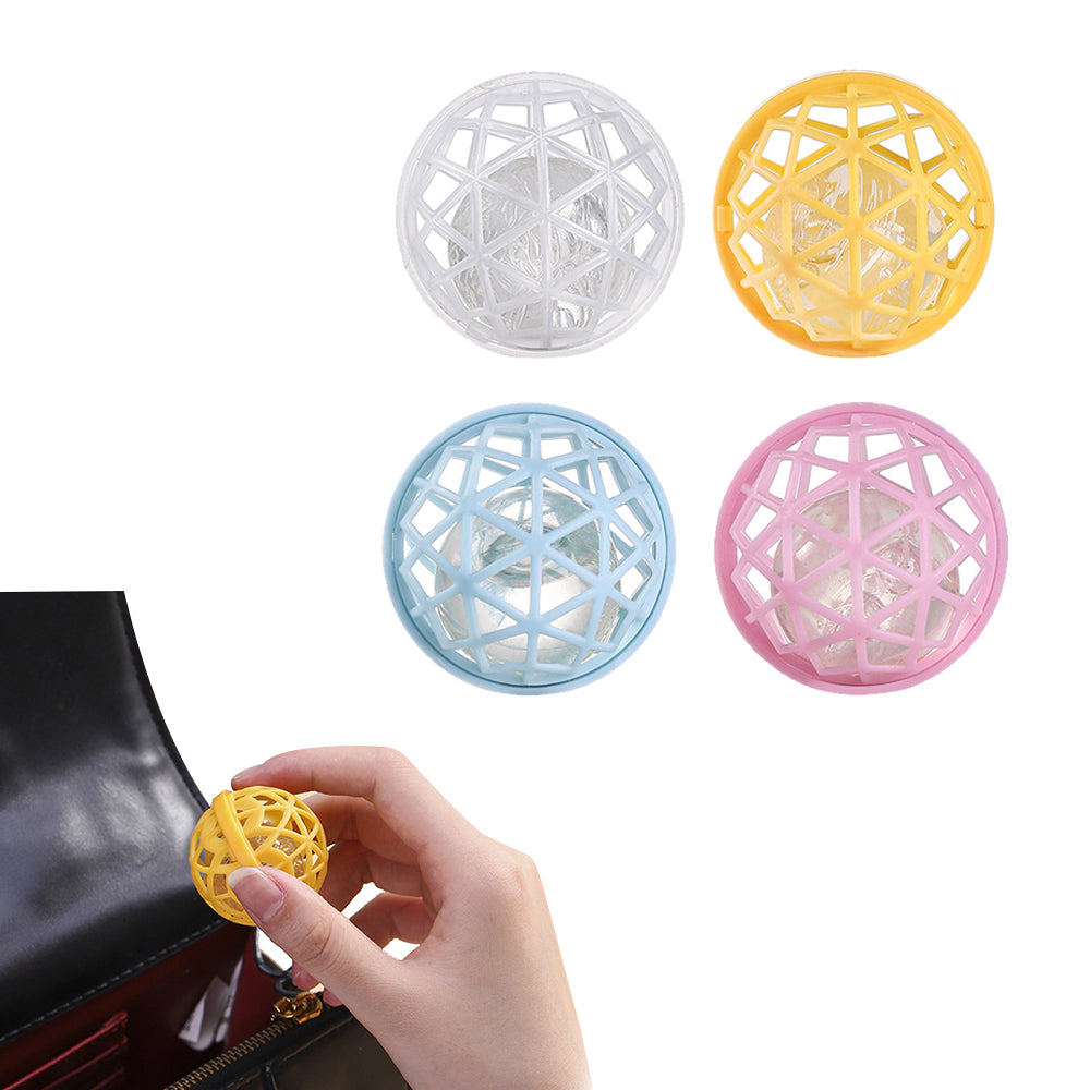 Set of 4Pcs Purse Backpack Clean Balls Inner Sticky Balls Keep Bag Clean Sticky Inside Balls