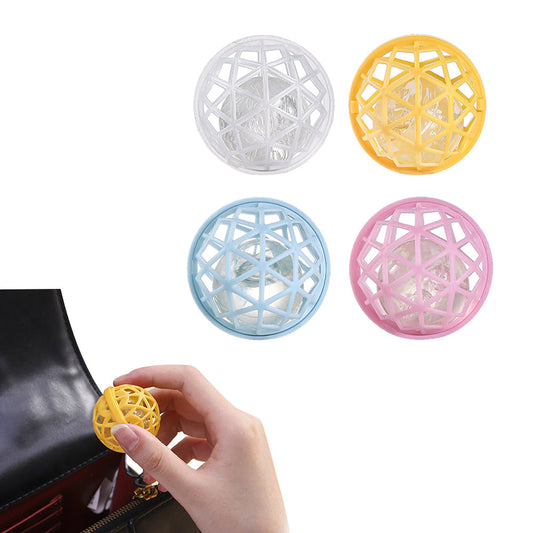 Set of 4Pcs Purse Backpack Clean Balls Inner Sticky Balls Keep Bag Clean Sticky Inside Balls