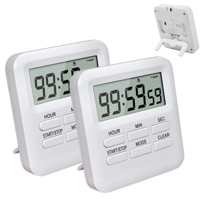Digital Kitchen Cooking Timer - White