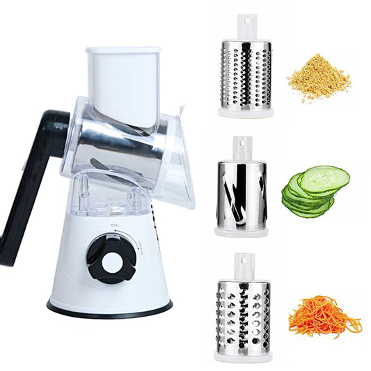 Rotary Cheese Grater Shredder - White