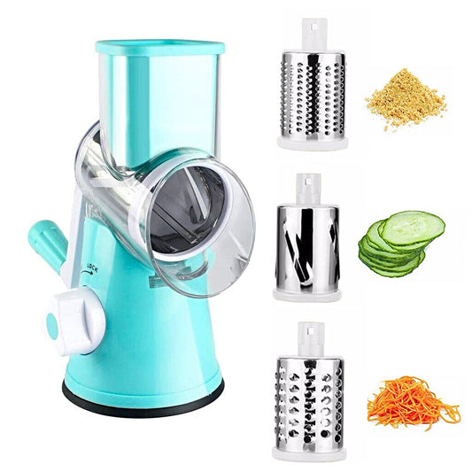 Rotary Cheese Grater Shredder - Blue