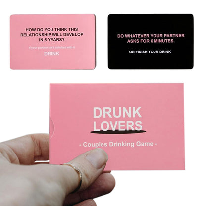 Drunk Lovers Couples Drinking Game For Date Night With 54 Game Cards
