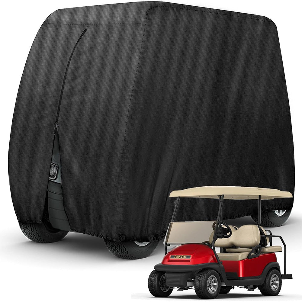 Oxford Golf Cart Cover Waterproof Dustproof Protector for 2- or 4-Passenger Cart
